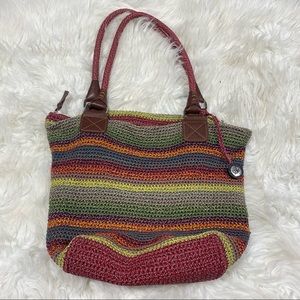 The SAK Crochet Multicolour Bag